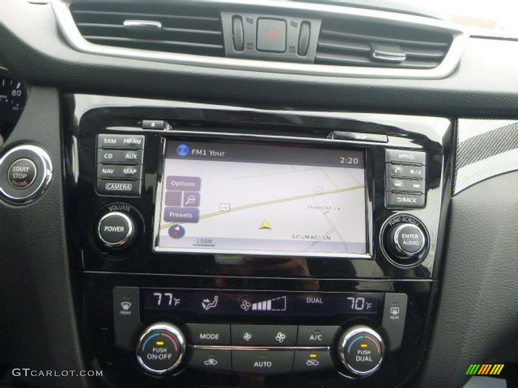 2015 Rogue SL AWD - Arctic Blue Metallic / Charcoal photo #19