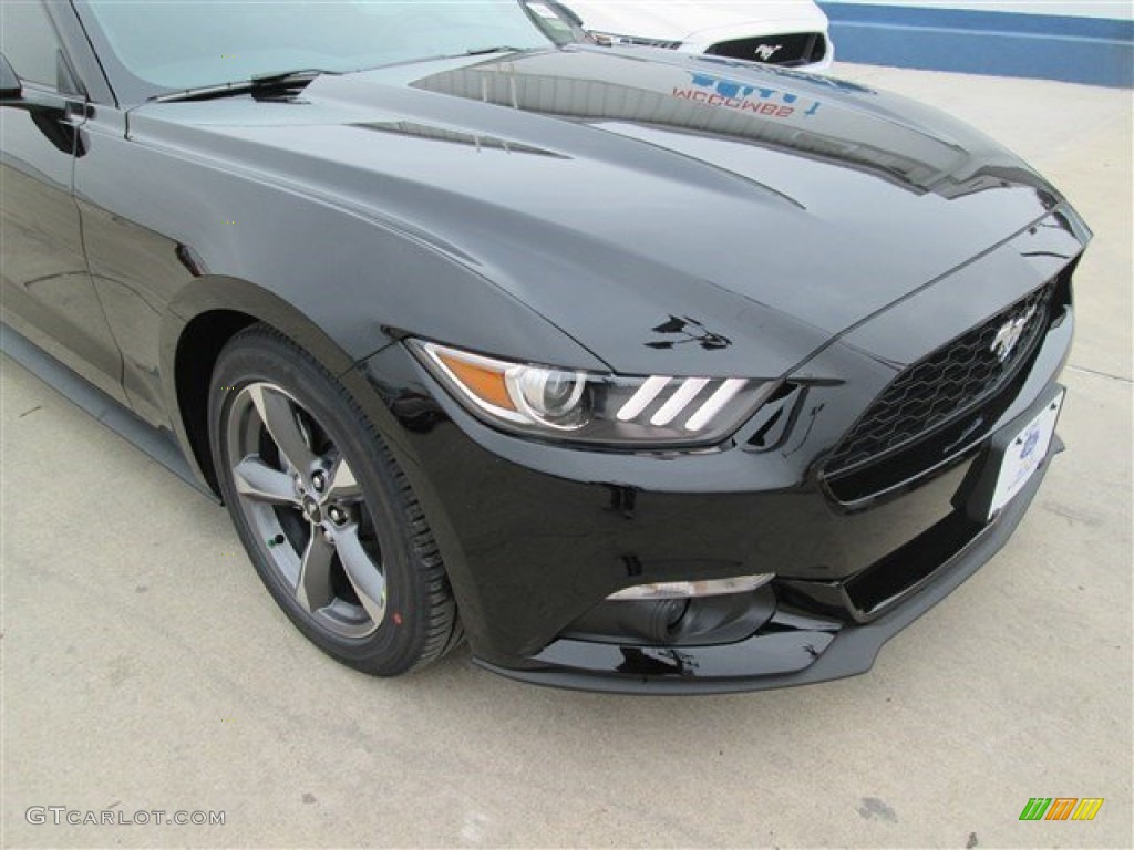 2015 Mustang V6 Coupe - Black / Ebony photo #2