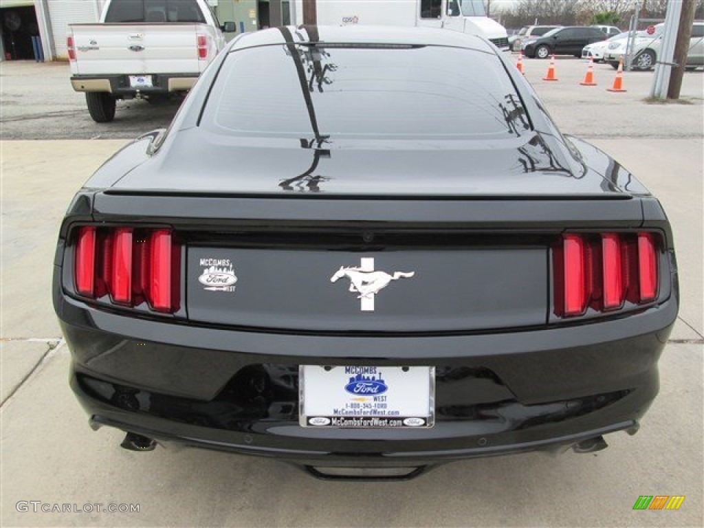 2015 Mustang V6 Coupe - Black / Ebony photo #8