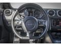 2010 Audi TT S Black Silk Nappa Leather Interior Steering Wheel Photo