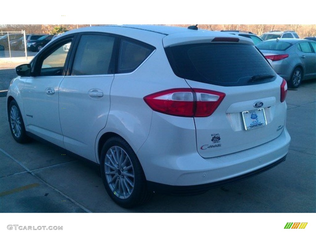 2015 C-Max Hybrid SEL - White Platinum Tricoat / Medium Light Stone photo #4