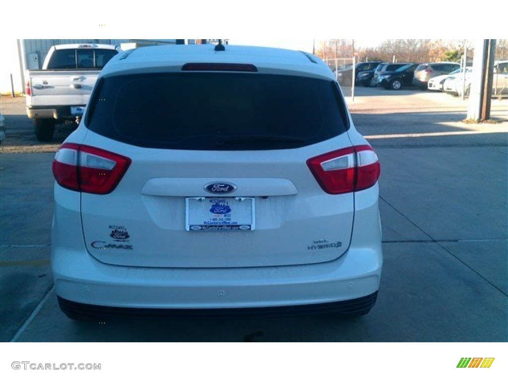 2015 C-Max Hybrid SEL - White Platinum Tricoat / Medium Light Stone photo #5