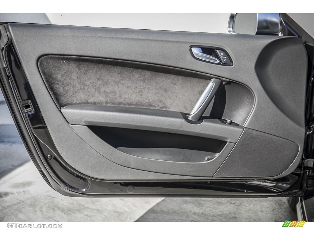 2010 Audi TT S 2.0 TFSI quattro Coupe S Black Silk Nappa Leather Door Panel Photo #101368801