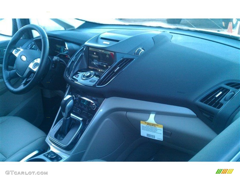 2015 C-Max Hybrid SEL - White Platinum Tricoat / Medium Light Stone photo #13