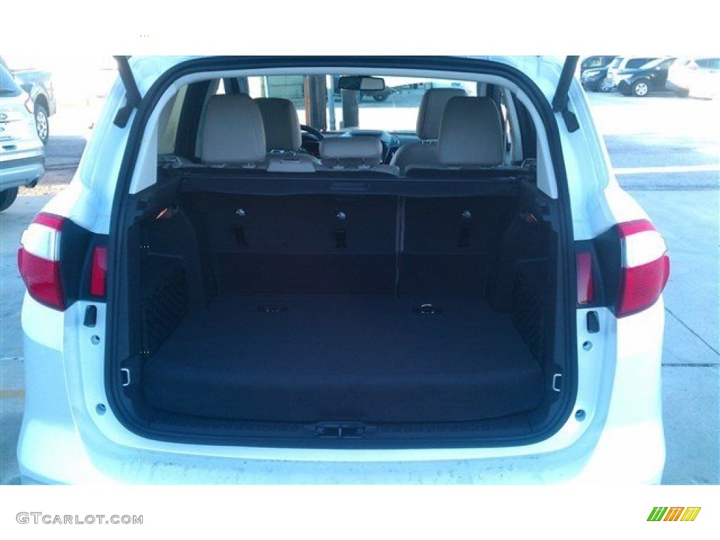 2015 C-Max Hybrid SEL - White Platinum Tricoat / Medium Light Stone photo #15