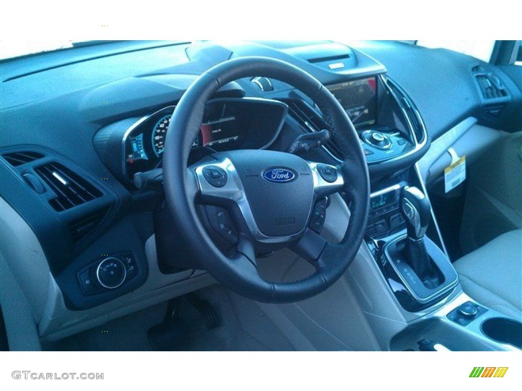 2015 C-Max Hybrid SEL - White Platinum Tricoat / Medium Light Stone photo #21