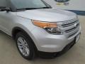 2015 Ingot Silver Ford Explorer XLT  photo #2