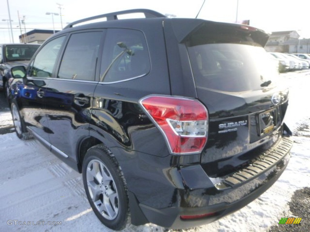 2015 Forester 2.5i Touring - Crystal Black Silica / Black photo #5