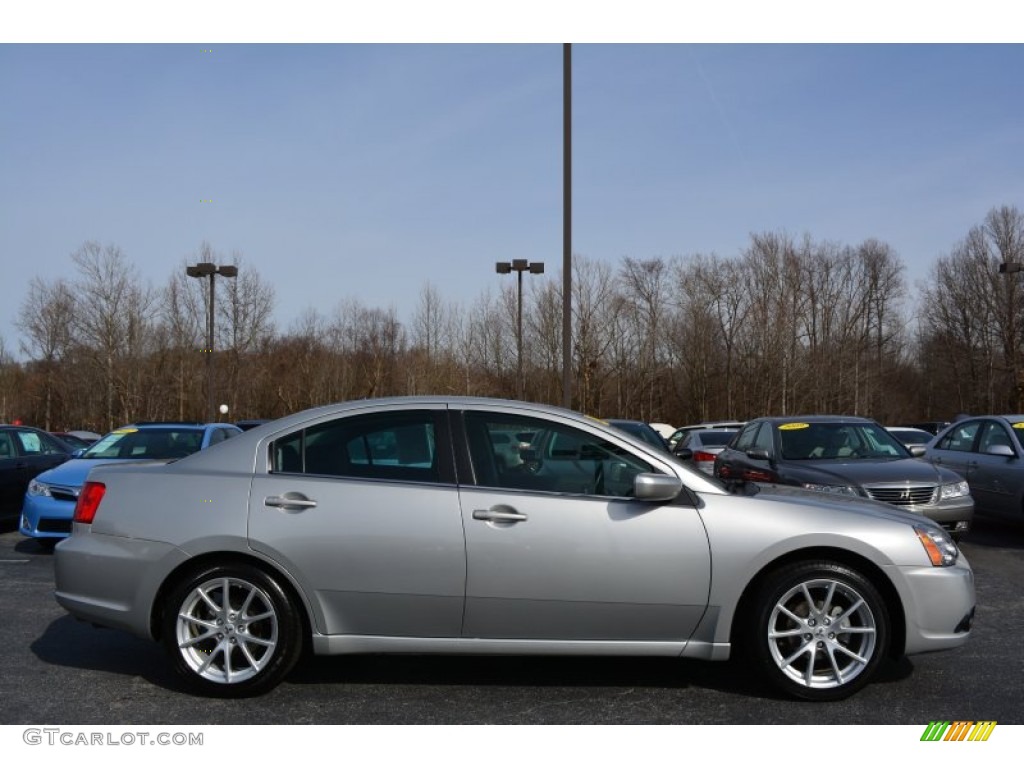 2012 Galant SE - Quick Silver / Black photo #2