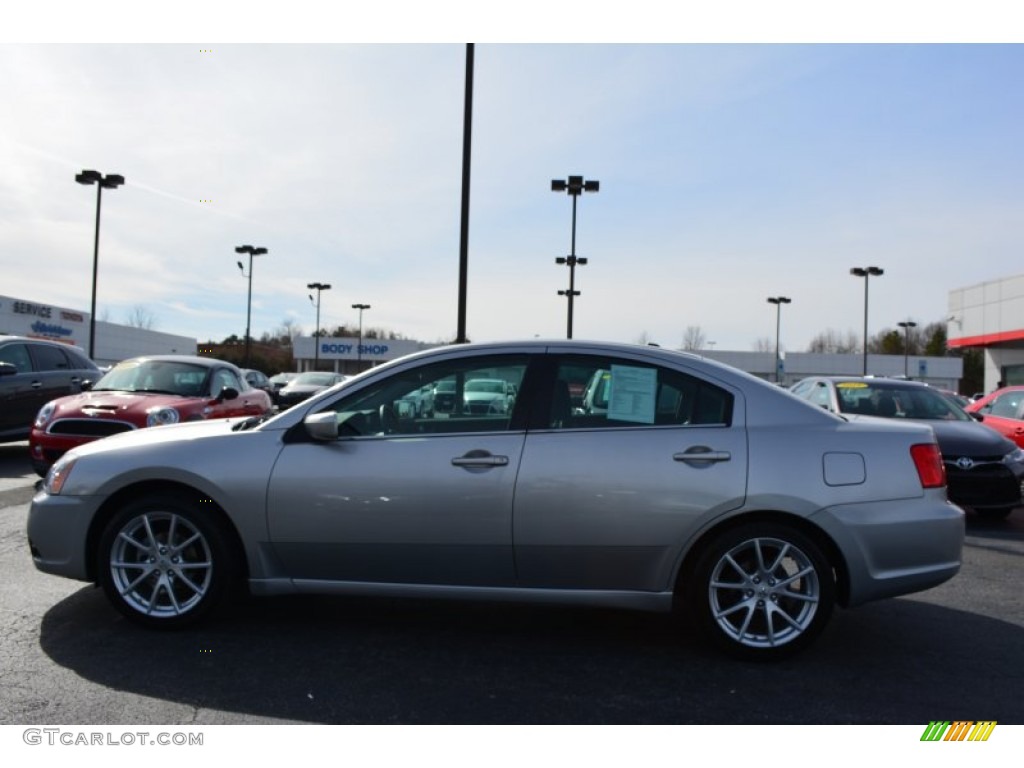 2012 Galant SE - Quick Silver / Black photo #6