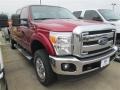 2015 Ruby Red Ford F250 Super Duty XLT Crew Cab 4x4  photo #1