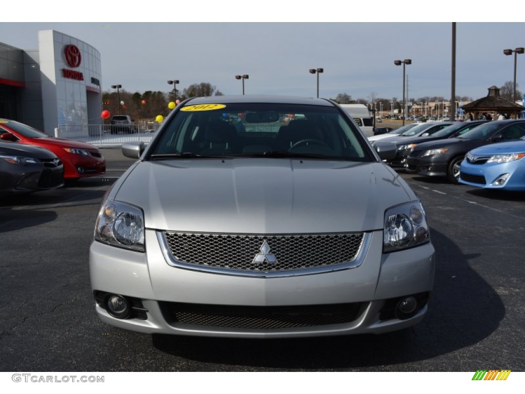 2012 Galant SE - Quick Silver / Black photo #32