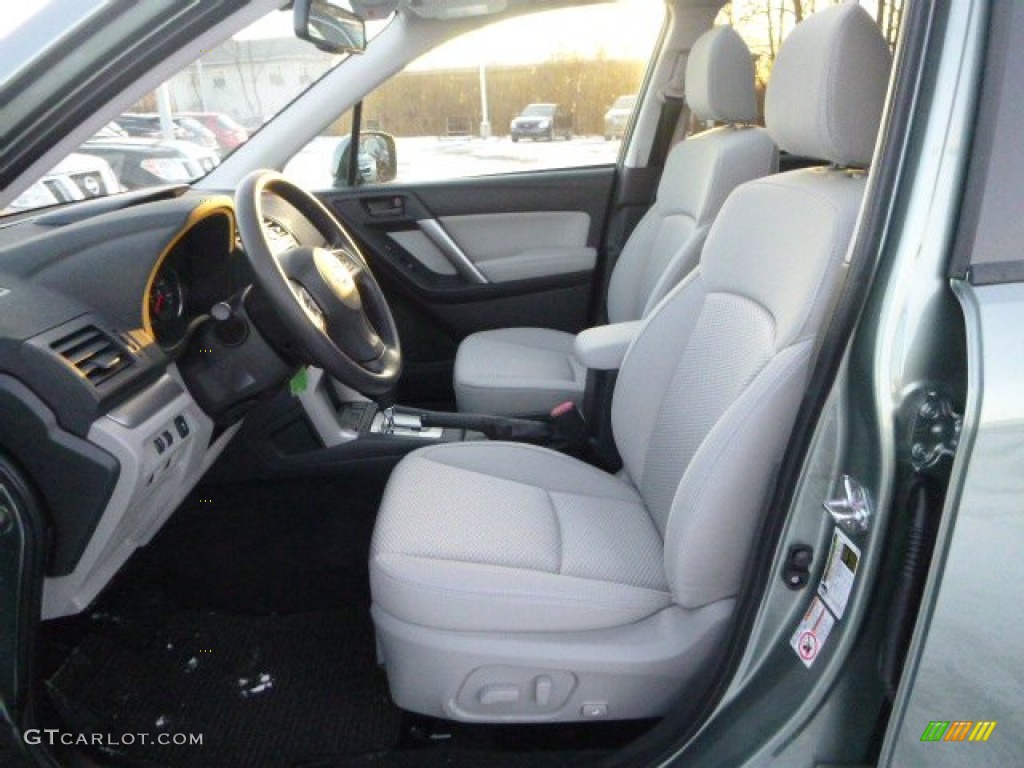 2015 Forester 2.5i Premium - Jasmine Green Metallic / Gray photo #15