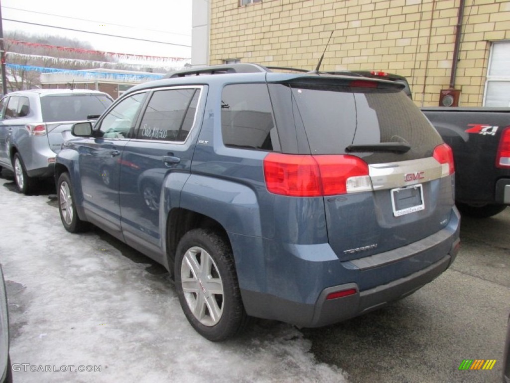 Steel Blue Metallic 2011 GMC Terrain SLT AWD Exterior Photo #101372076