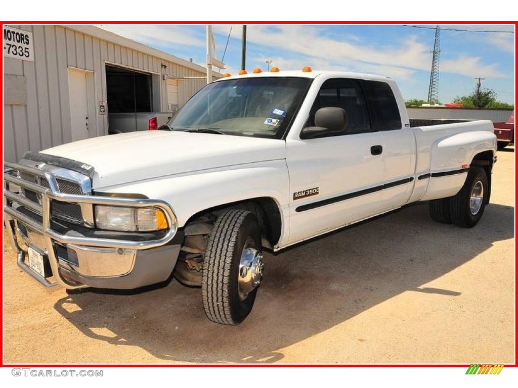 Bright White Dodge Ram 3500