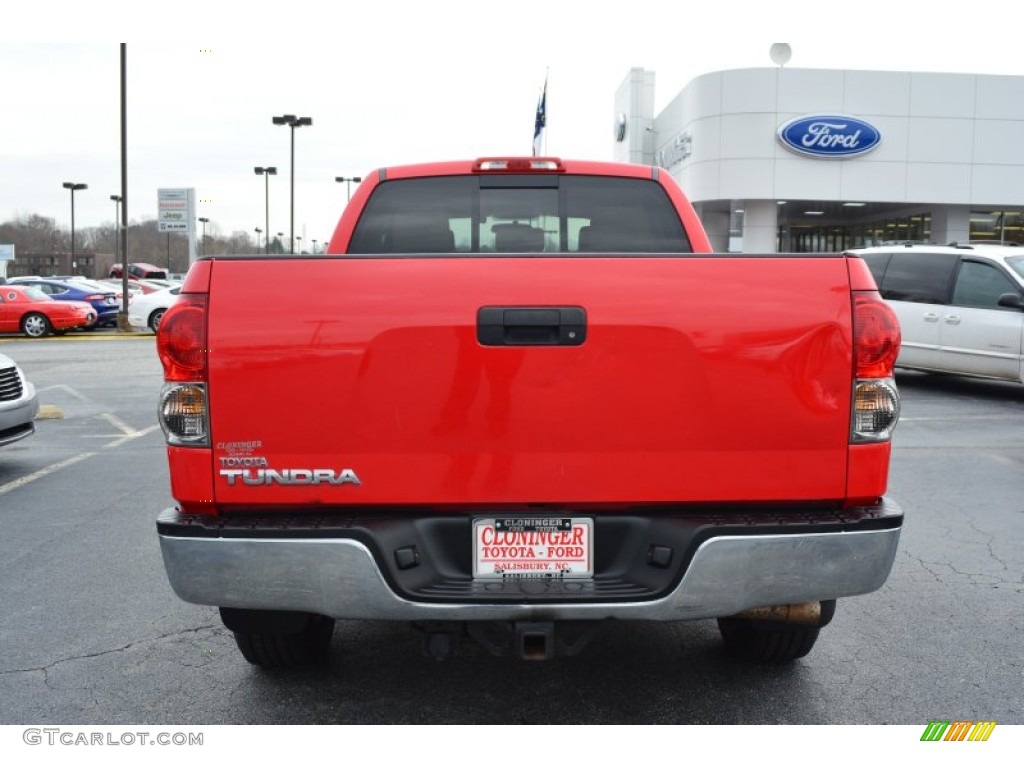 2007 Tundra SR5 Double Cab - Salsa Red Pearl / Beige photo #4