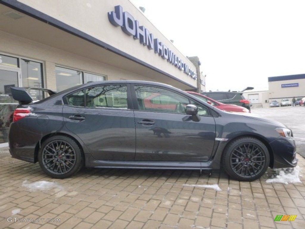 2015 WRX STI - Dark Gray Metallic / Carbon Black photo #2