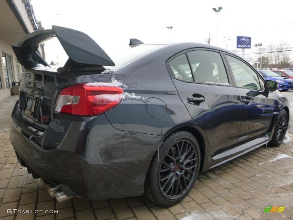 Dark Gray Metallic 2015 Subaru WRX STI Exterior Photo #101373054