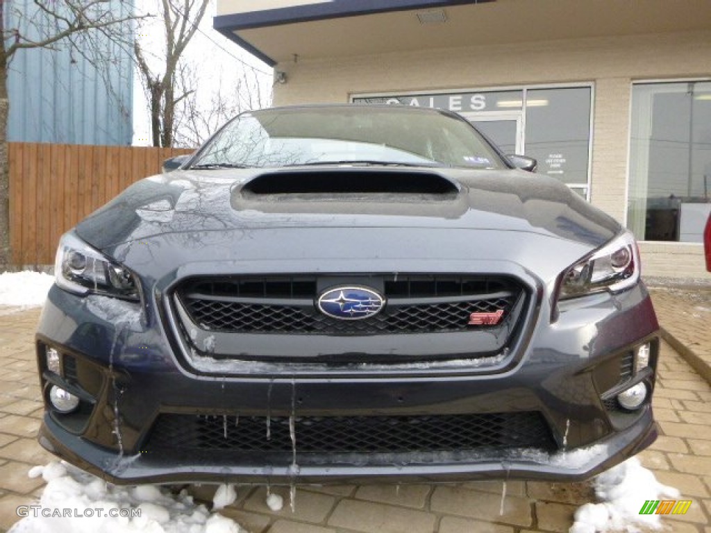Dark Gray Metallic 2015 Subaru WRX STI Exterior Photo #101373166
