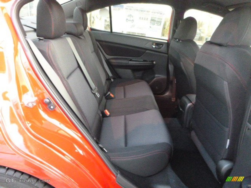 2015 Subaru WRX Premium Rear Seat Photo #101373594