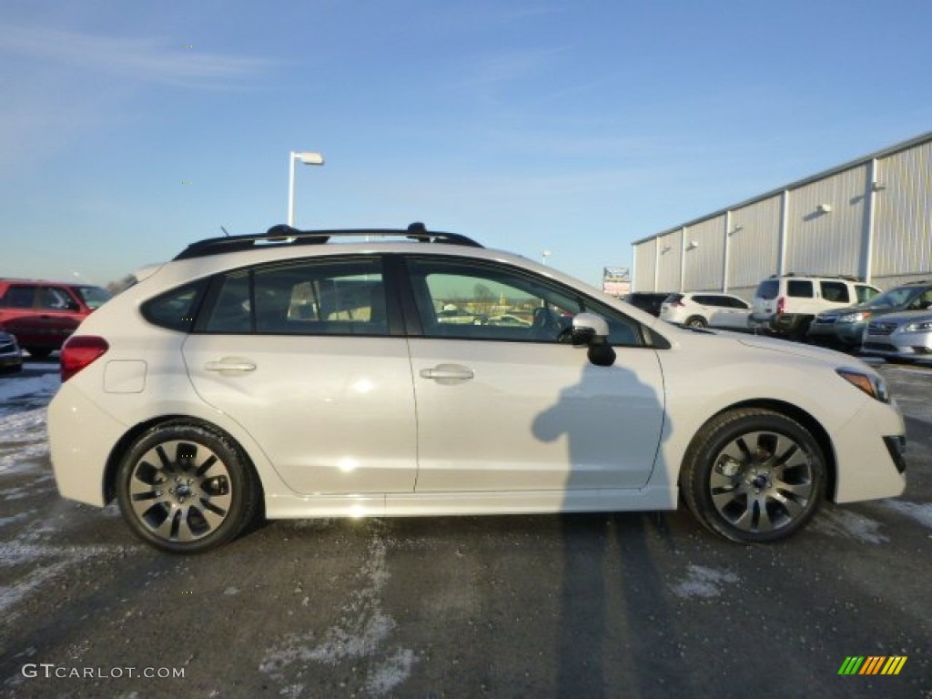 Crystal White Silica 2015 Subaru Impreza 2.0i Sport Premium 5 Door Exterior Photo #101373777