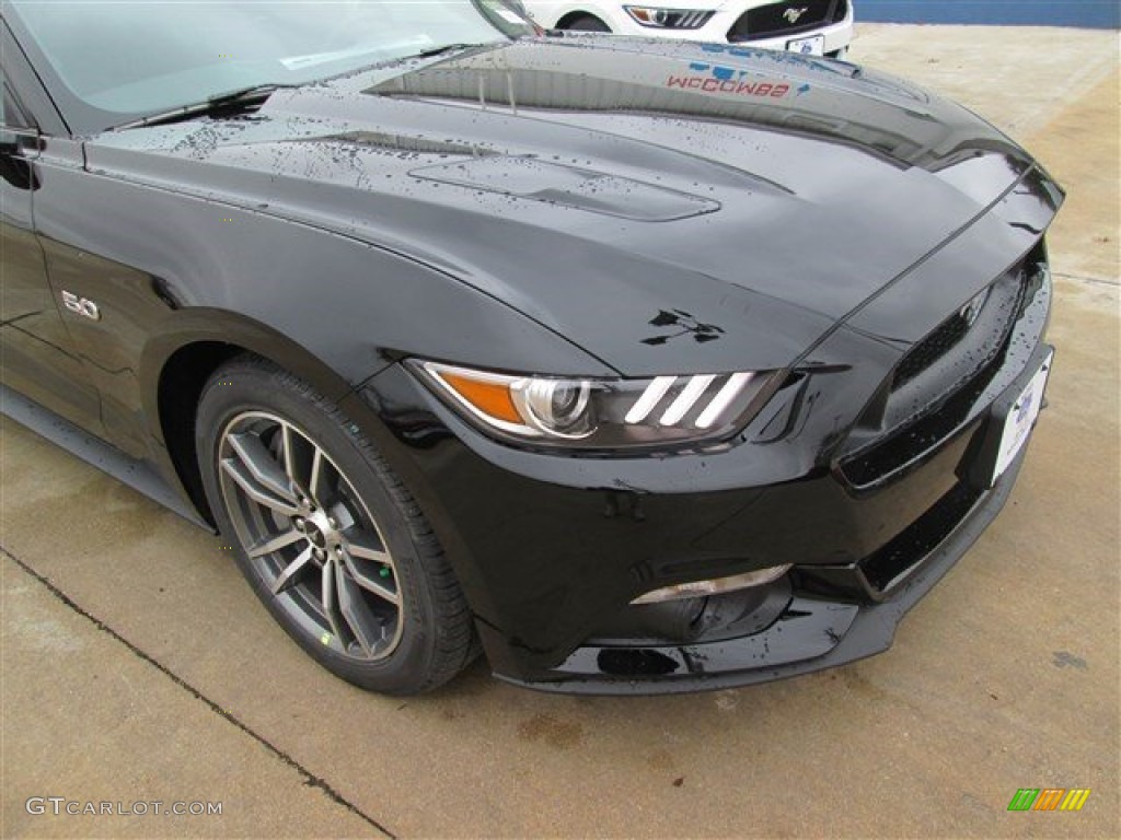 2015 Mustang GT Coupe - Black / Ebony photo #2