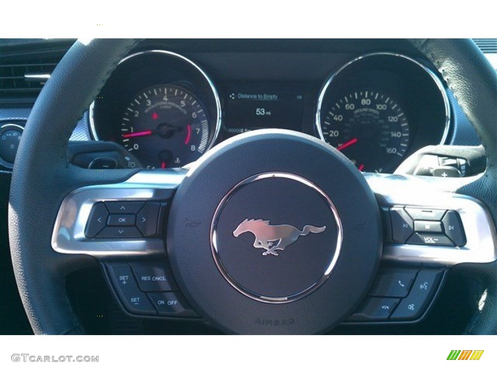 2015 Mustang EcoBoost Coupe - Black / Ebony photo #20