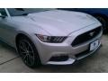 2015 Ingot Silver Metallic Ford Mustang EcoBoost Coupe  photo #2