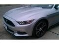 2015 Ingot Silver Metallic Ford Mustang EcoBoost Coupe  photo #6