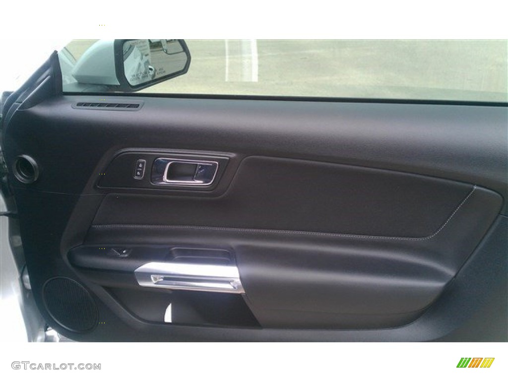 2015 Mustang EcoBoost Coupe - Ingot Silver Metallic / Ebony photo #14