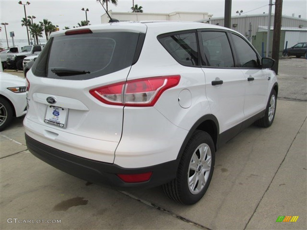 2015 Escape S - Oxford White / Charcoal Black photo #9