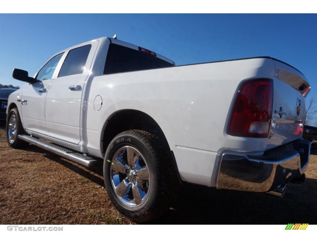 2015 1500 Lone Star Quad Cab - Bright White / Canyon Brown/Light Frost photo #2