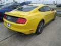 2015 Triple Yellow Tricoat Ford Mustang GT Premium Coupe  photo #5