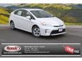 2015 Blizzard Pearl Toyota Prius Three Hybrid  photo #1