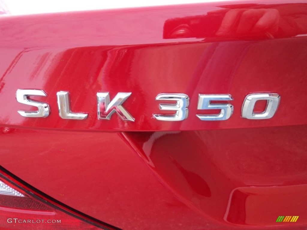 2014 SLK 350 Roadster - Mars Red / Black photo #27