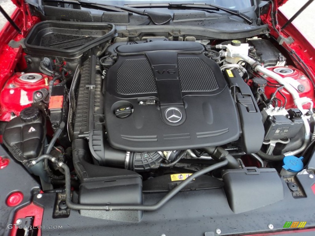 2014 Mercedes-Benz SLK 350 Roadster 3.5 Liter GDI DOHC 24-Valve VVT V6 Engine Photo #101379123