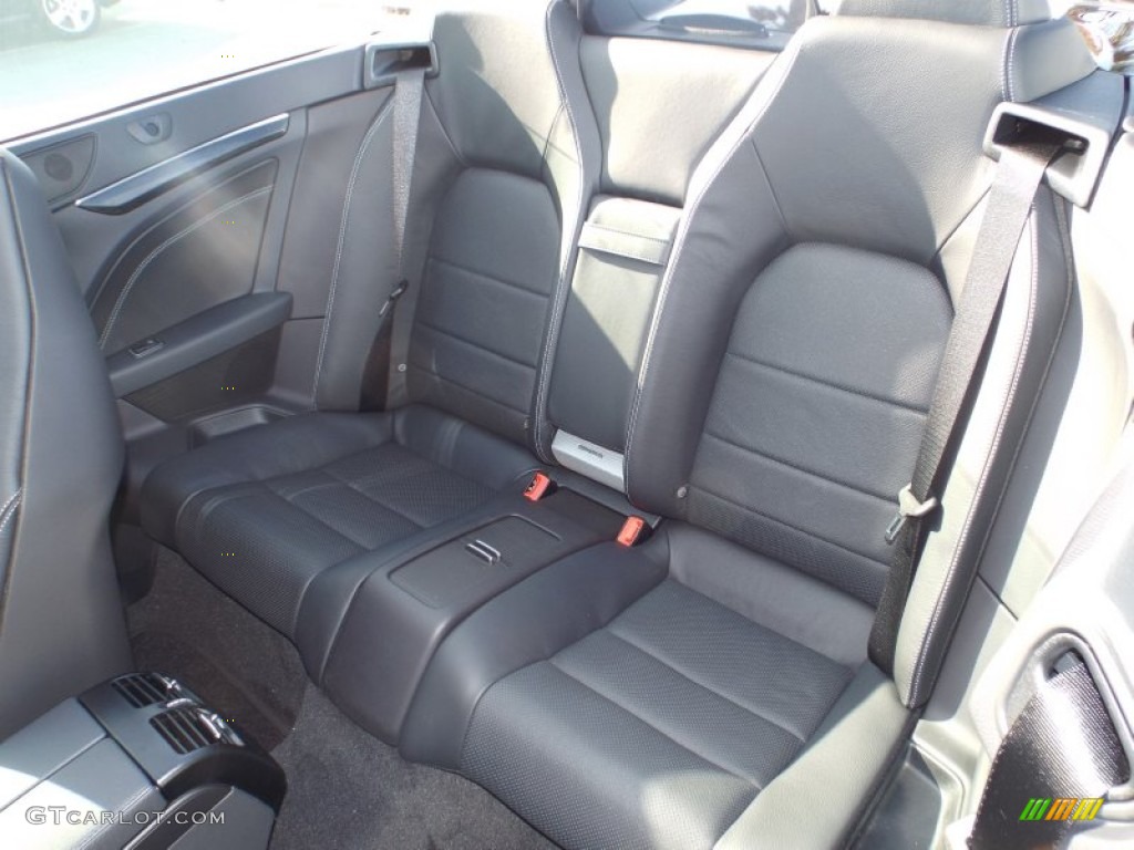2015 Mercedes-Benz E 550 Cabriolet Rear Seat Photo #101379813