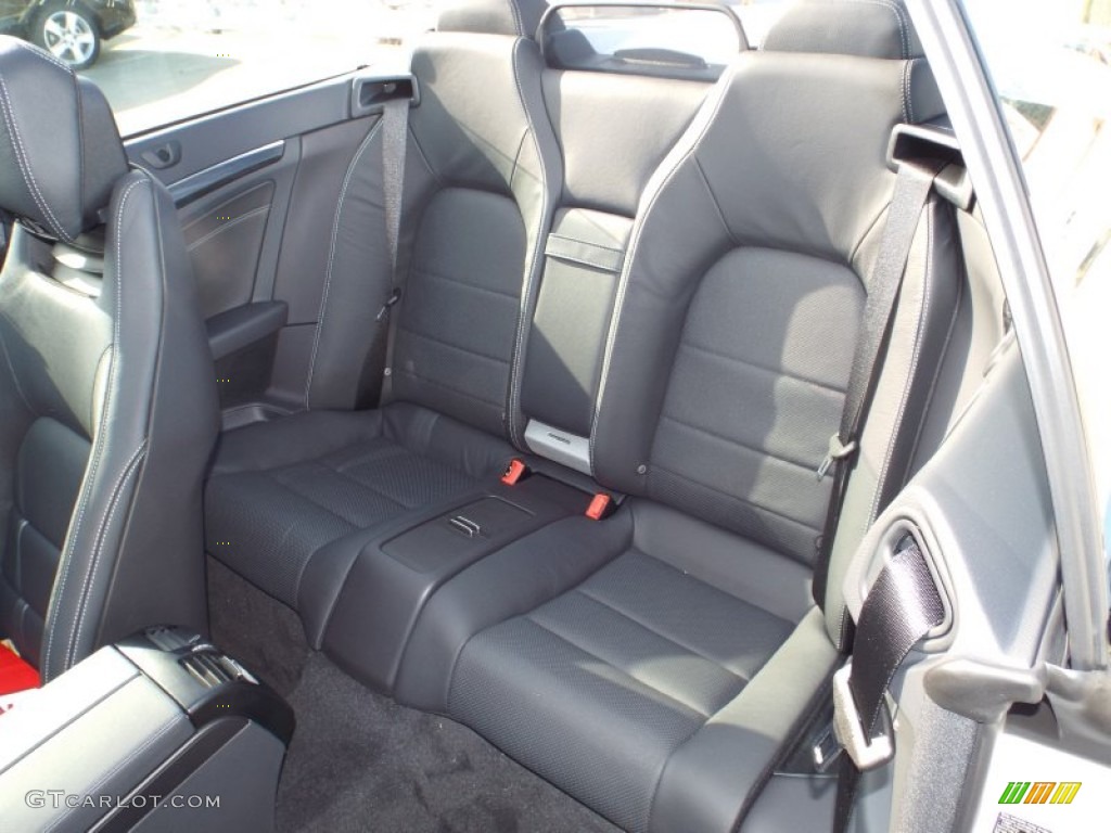 Black Interior 2015 Mercedes-Benz E 550 Cabriolet Photo #101380302