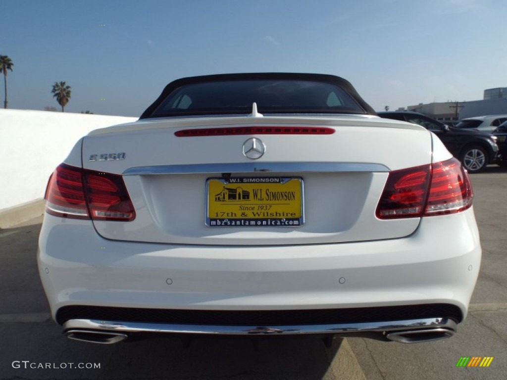 2015 E 550 Cabriolet - Polar White / Black photo #9