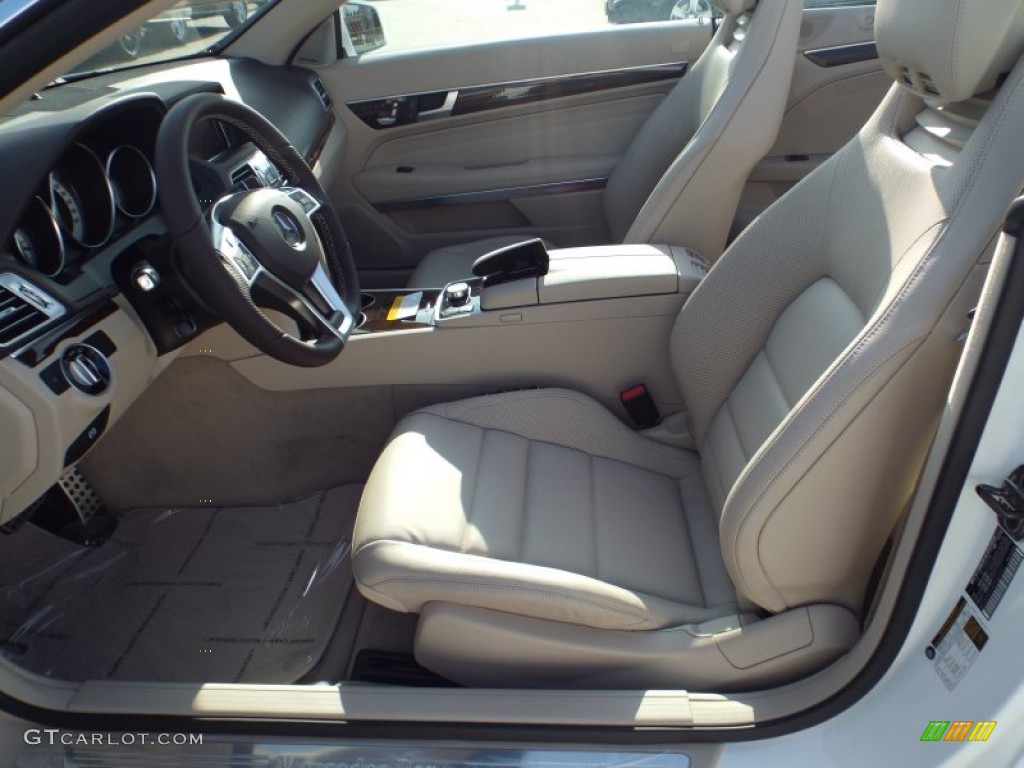 Silk Beige/Espresso Brown Interior 2015 Mercedes-Benz E 400 Cabriolet Photo #101380527