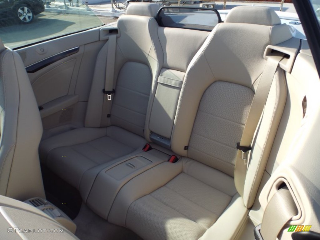2015 Mercedes-Benz E 400 Cabriolet Rear Seat Photo #101380549