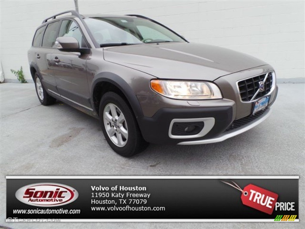 2008 XC70 AWD - Oyster Grey Metallic / Sandstone Beige photo #1