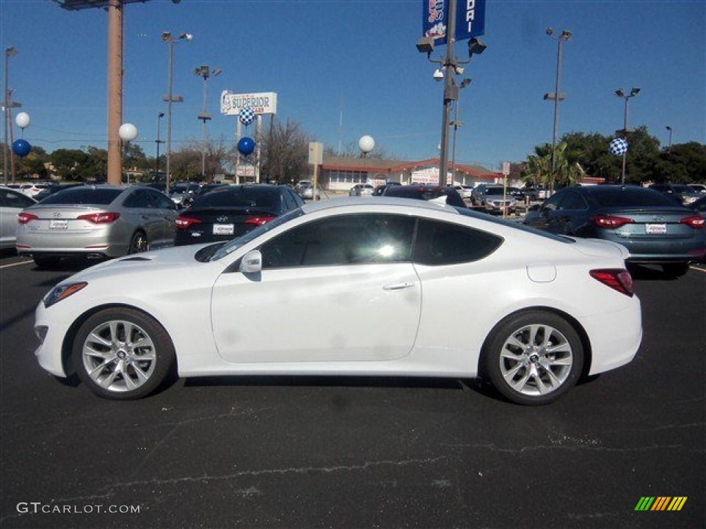Casablanca White 2015 Hyundai Genesis Coupe 3.8 Exterior Photo #101381292