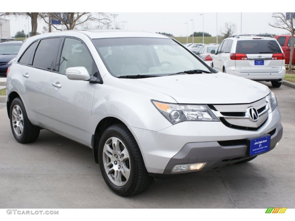 2007 MDX Technology - Billet Silver Metallic / Taupe photo #9