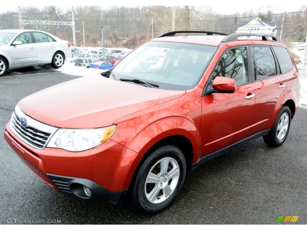 Paprika Red Pearl 2010 Subaru Forester 2.5 X Limited Exterior Photo #101385852