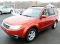 Paprika Red Pearl 2010 Subaru Forester 2.5 X Limited Exterior