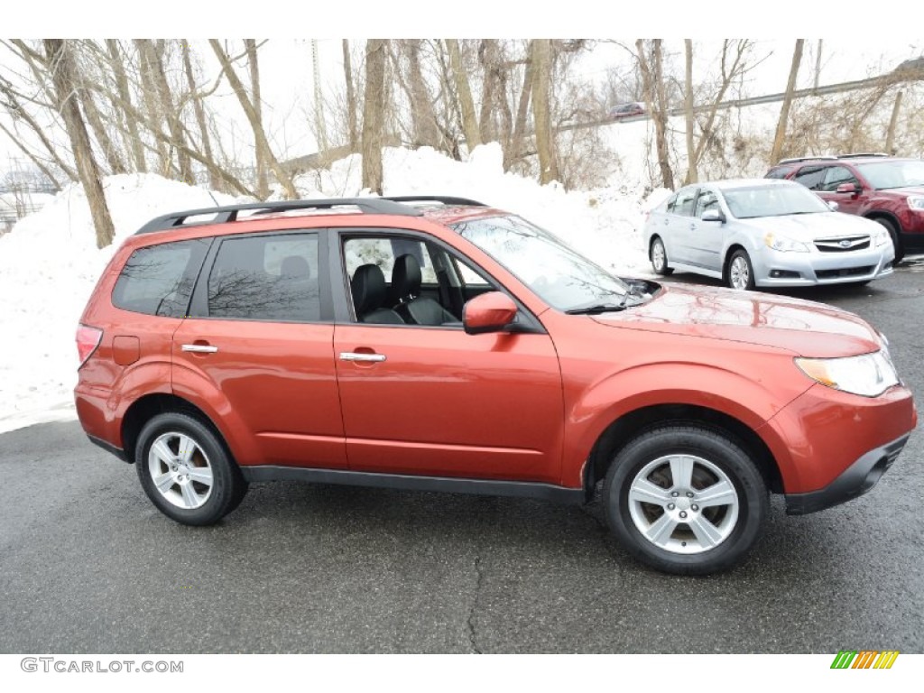 Paprika Red Pearl 2010 Subaru Forester 2.5 X Limited Exterior Photo #101385867