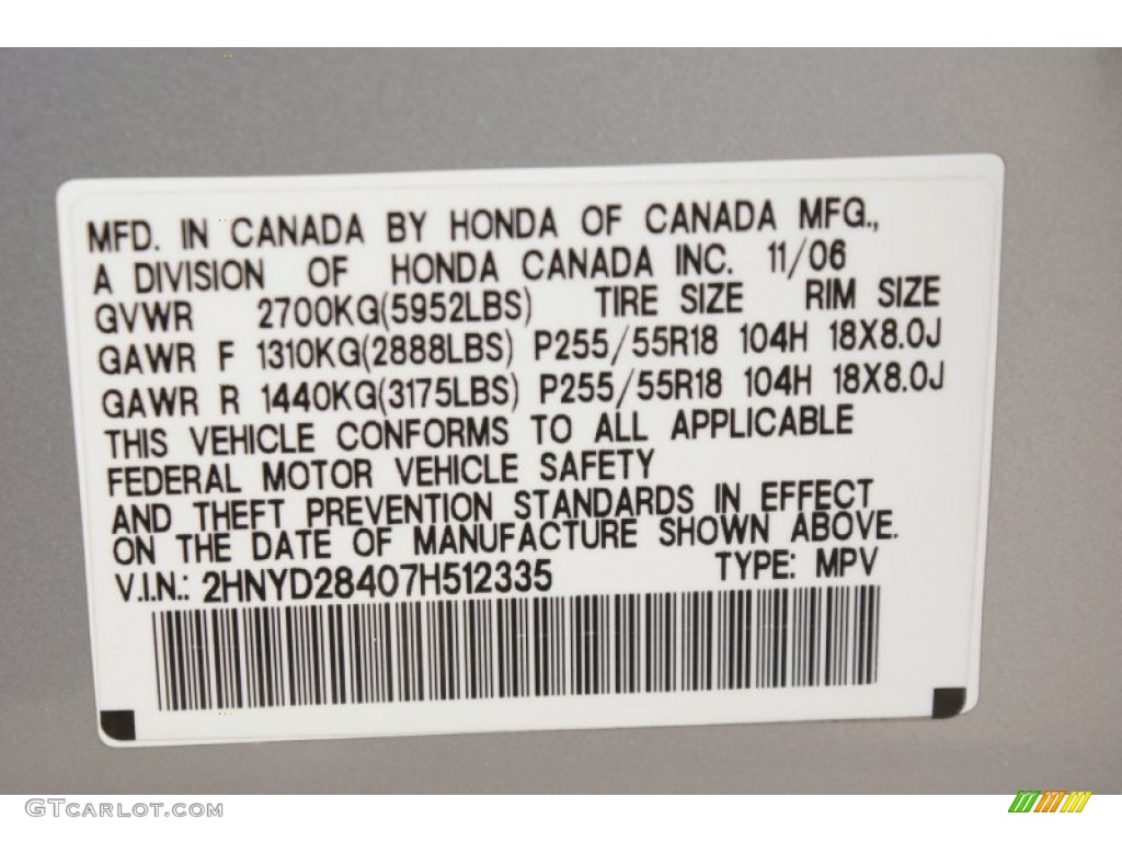 2007 MDX Technology - Billet Silver Metallic / Taupe photo #61