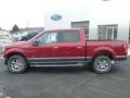 Ruby Red Metallic 2015 Ford F150 XLT SuperCrew 4x4 Exterior