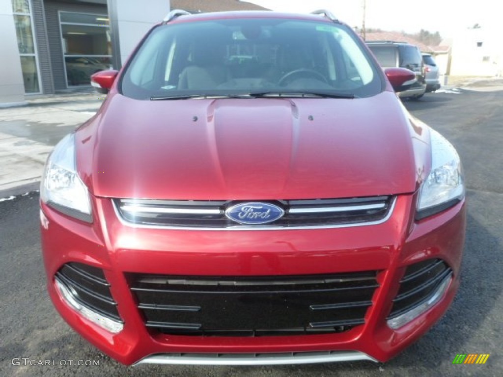 2015 Escape Titanium 4WD - Ruby Red Metallic / Charcoal Black photo #10